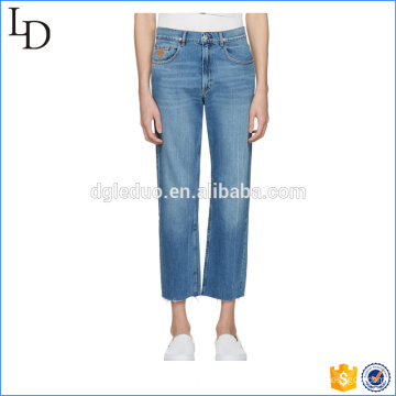 Blue Flip Open classic stonewash Jeans skinny blue fashion jeans